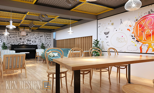 thiết kế nội thất quán cafe đẹp tại HCM